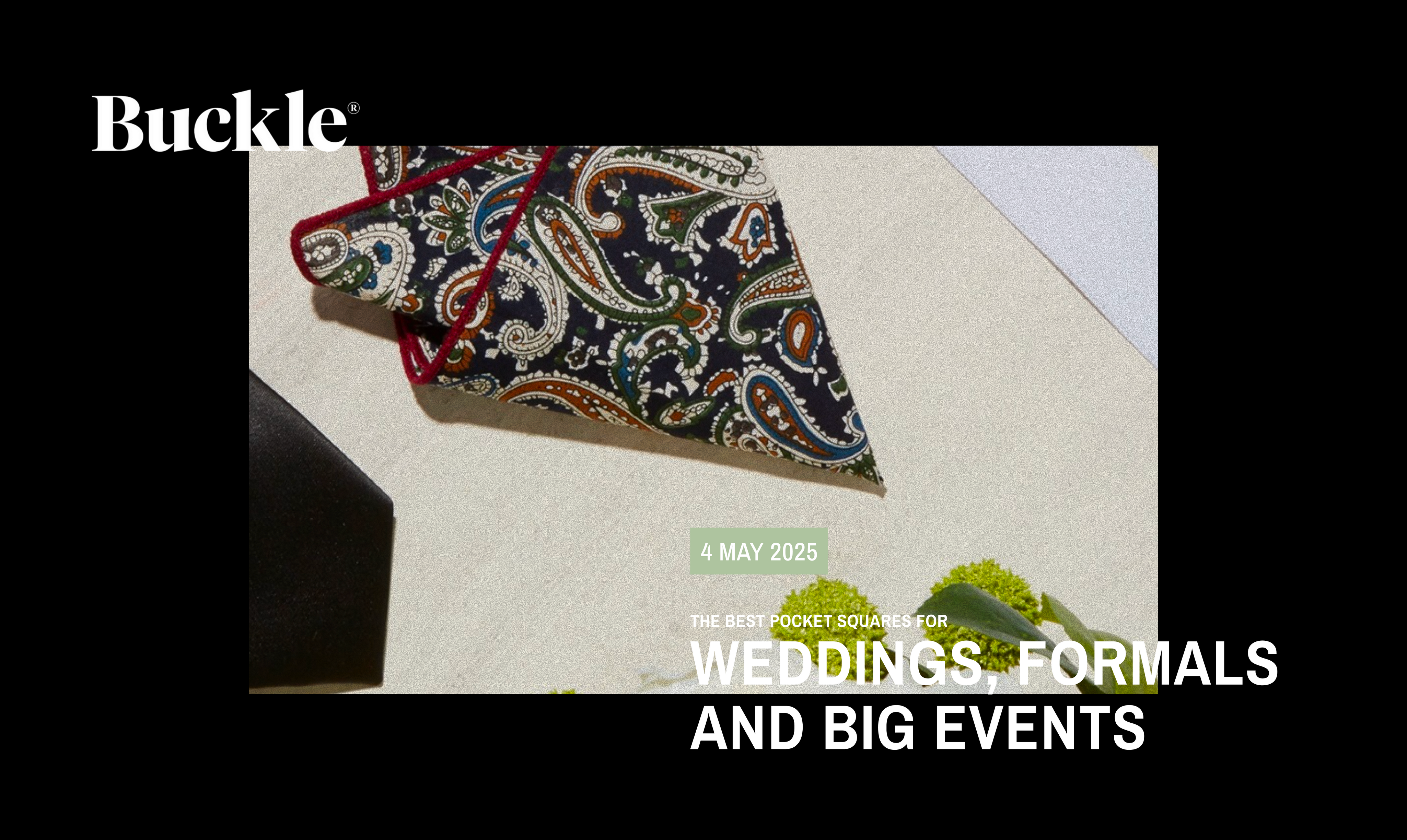 The Best Pocket Squares for Weddings, Formals, and Big Events