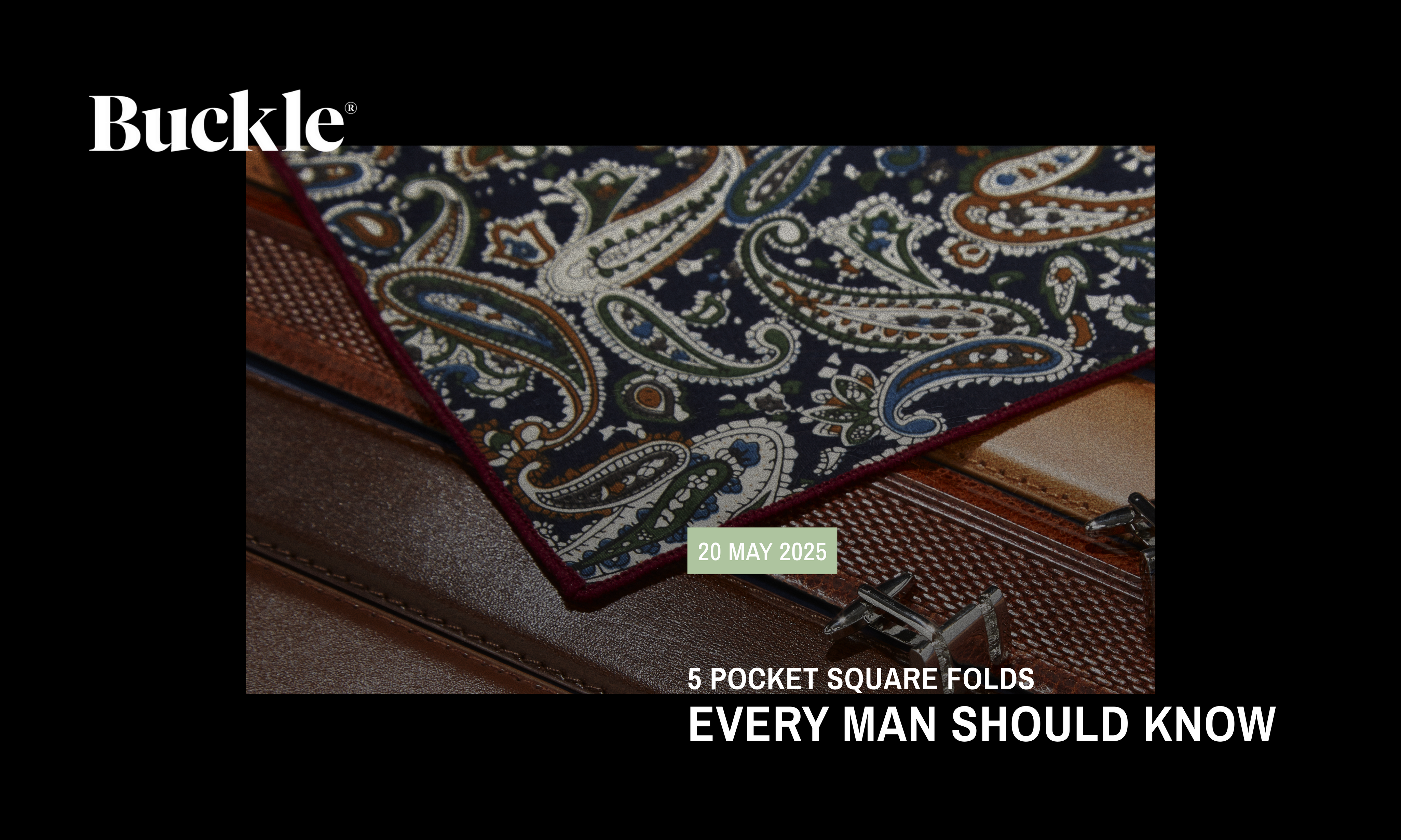 5 Pocket Square Folds Every Man Should Know