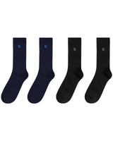 4 Pack. Merino Rib Crew Socks. Made with Australian Merino Wool.