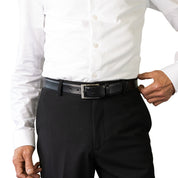 ROYCE DELUXE. Classic Leather Belt. 35mm width.