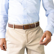 DANTE. Split Cowhide Leather Belt.