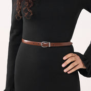 AVON. Reversible. Split Cowhide Leather Belt.