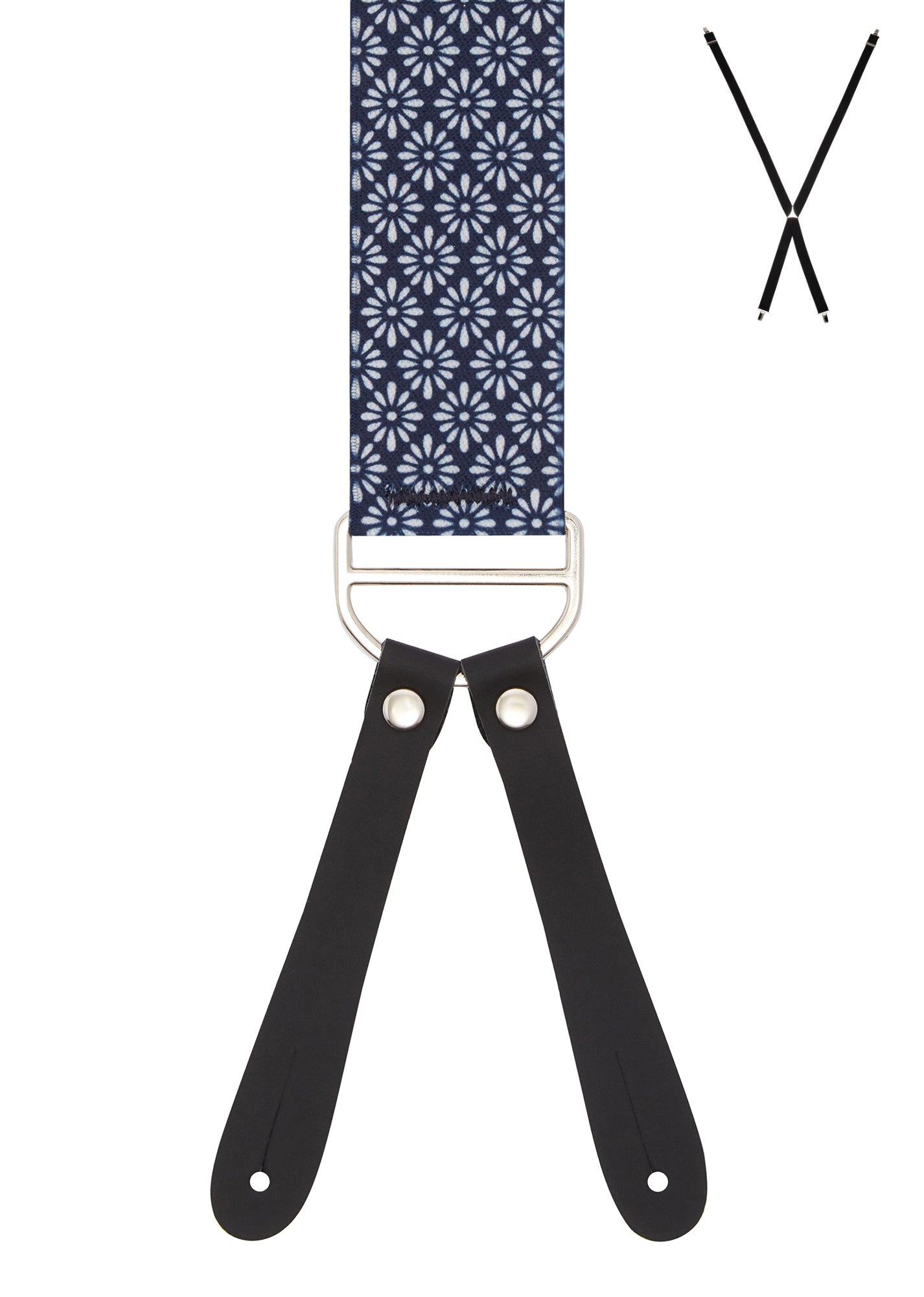 VERDURE. Suspenders. Leather Ends.