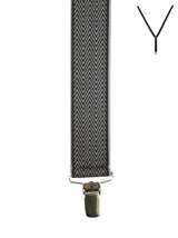 CHEVRON. Suspenders. Nickel Clips.