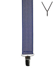 CHEVRON. Suspenders. Nickel Clips.