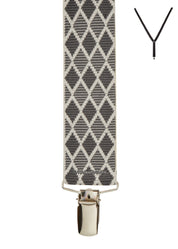 HARLEQUIN. Suspenders. Nickel Clips.