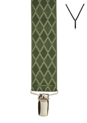 HARLEQUIN. Suspenders. Nickel Clips.