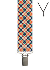 DOUBLE ARCH. Suspenders. Nickel Clips.