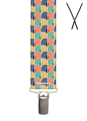 DECO. Suspenders. Nickel Clips.