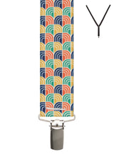 DECO. Suspenders. Nickel Clips.