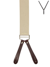 BRACES. Plain. 35mm width. Leather Ends.