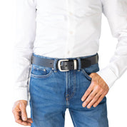 BRONCO. Full Grain Natural Leather Belt. 38mm width.