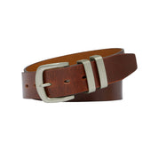 BRUMBY. Full Grain Natural Leather Belt. 38mm width.