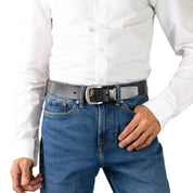 BUSHMAN. Full Grain Natural Leather Belt. 38mm width.