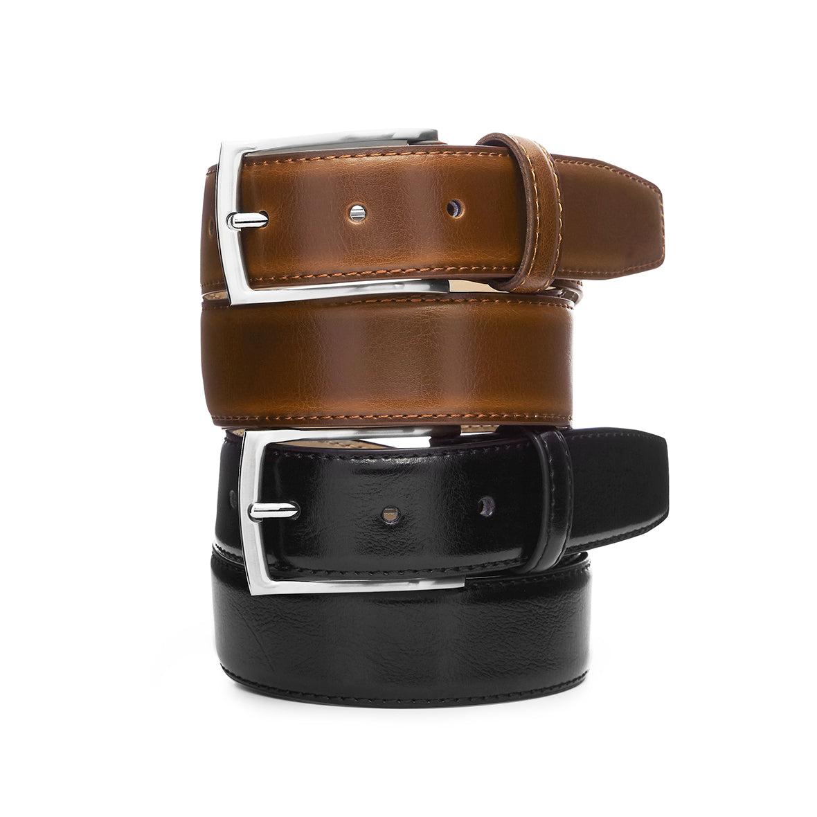 CASABLANCA. Classic Leather Belt. 35mm width.