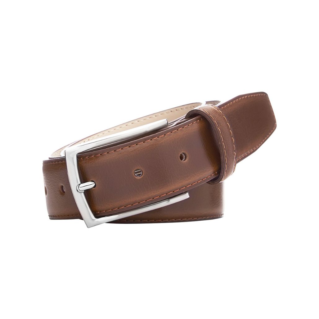 CASABLANCA. Classic Leather Belt. 35mm width.