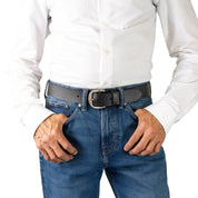 CASSIDY. Buffalo Leather Belt. 38mm width.