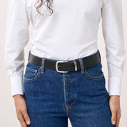 FAWN. Full Grain Milled Leather Belt.