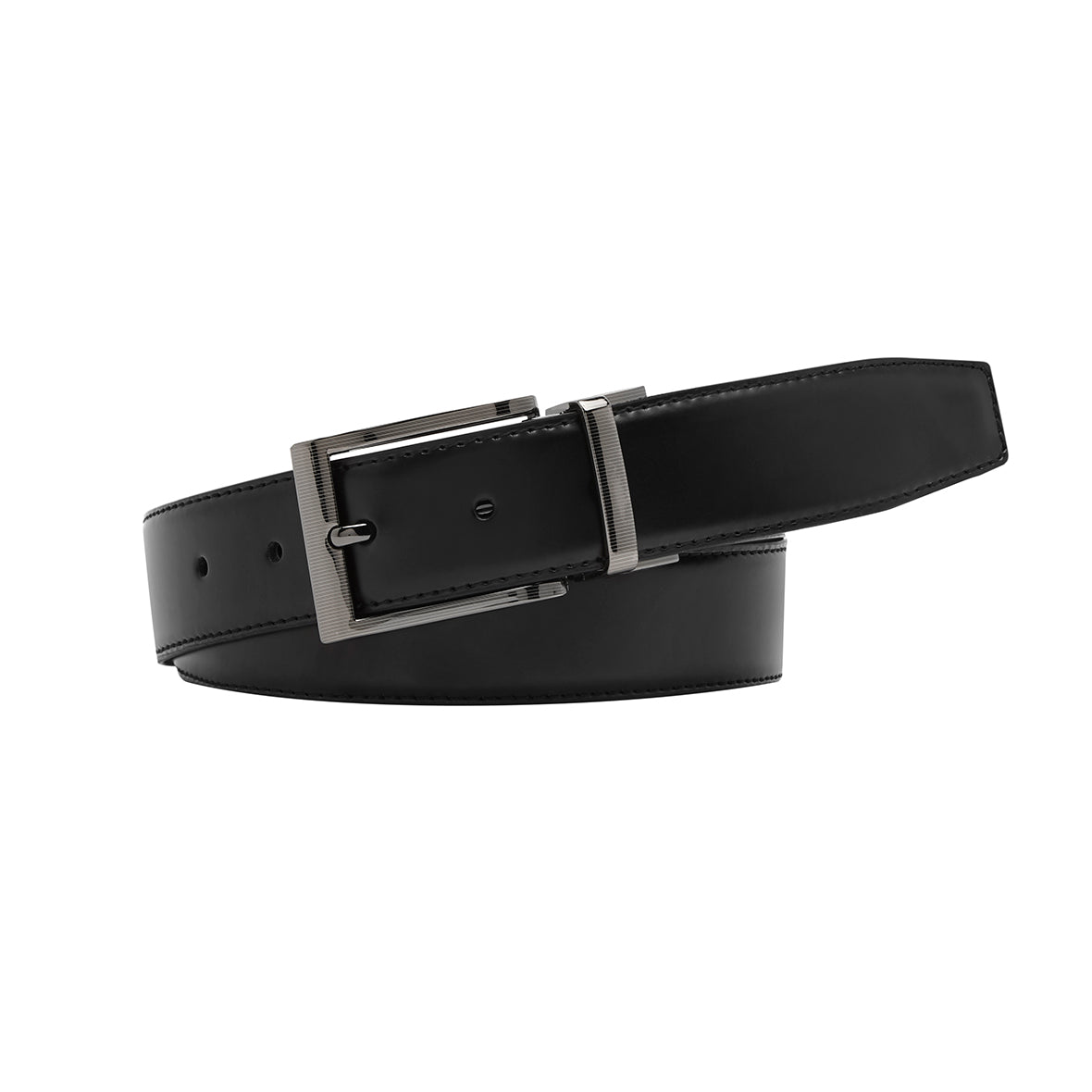 CAPITAL. Reversible Leather Belt. 35mm width.