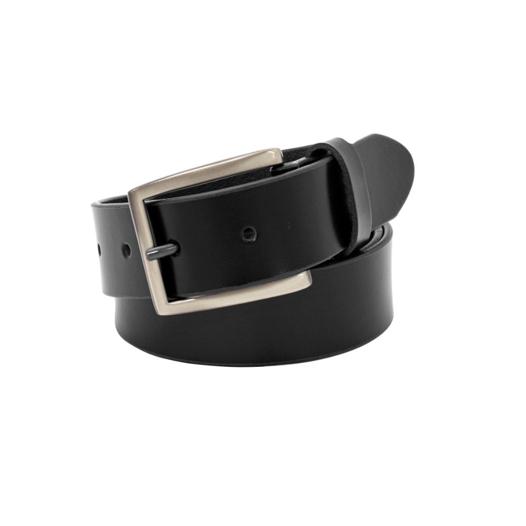 HALSTON. Buffalo Leather Belt. 35mm width.