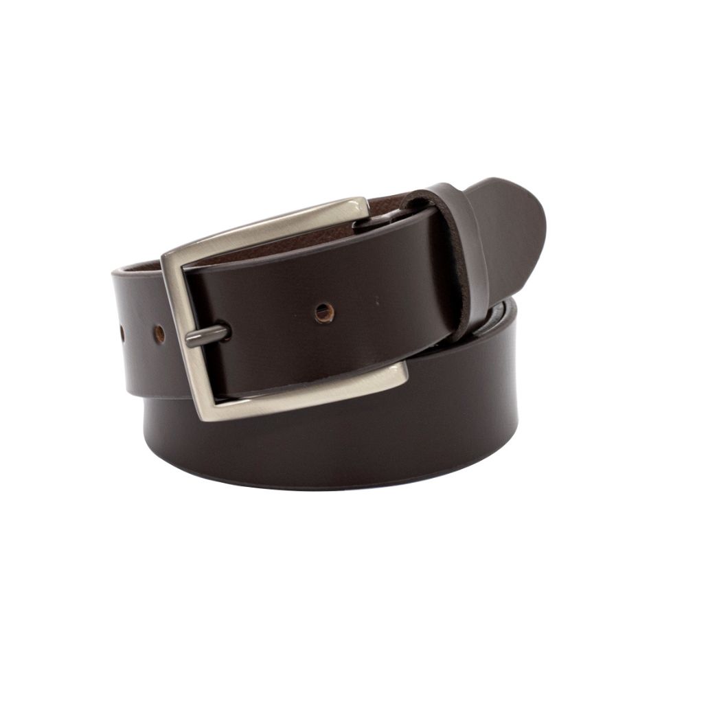 HALSTON. Buffalo Leather Belt. 35mm width.