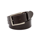 HALSTON. Buffalo Leather Belt. 35mm width.