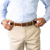HAMILTON. Auto Leather Belt. 35mm width.