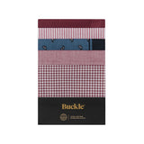 BORDEAUX. Assorted 10 Pack. Handkerchiefs.