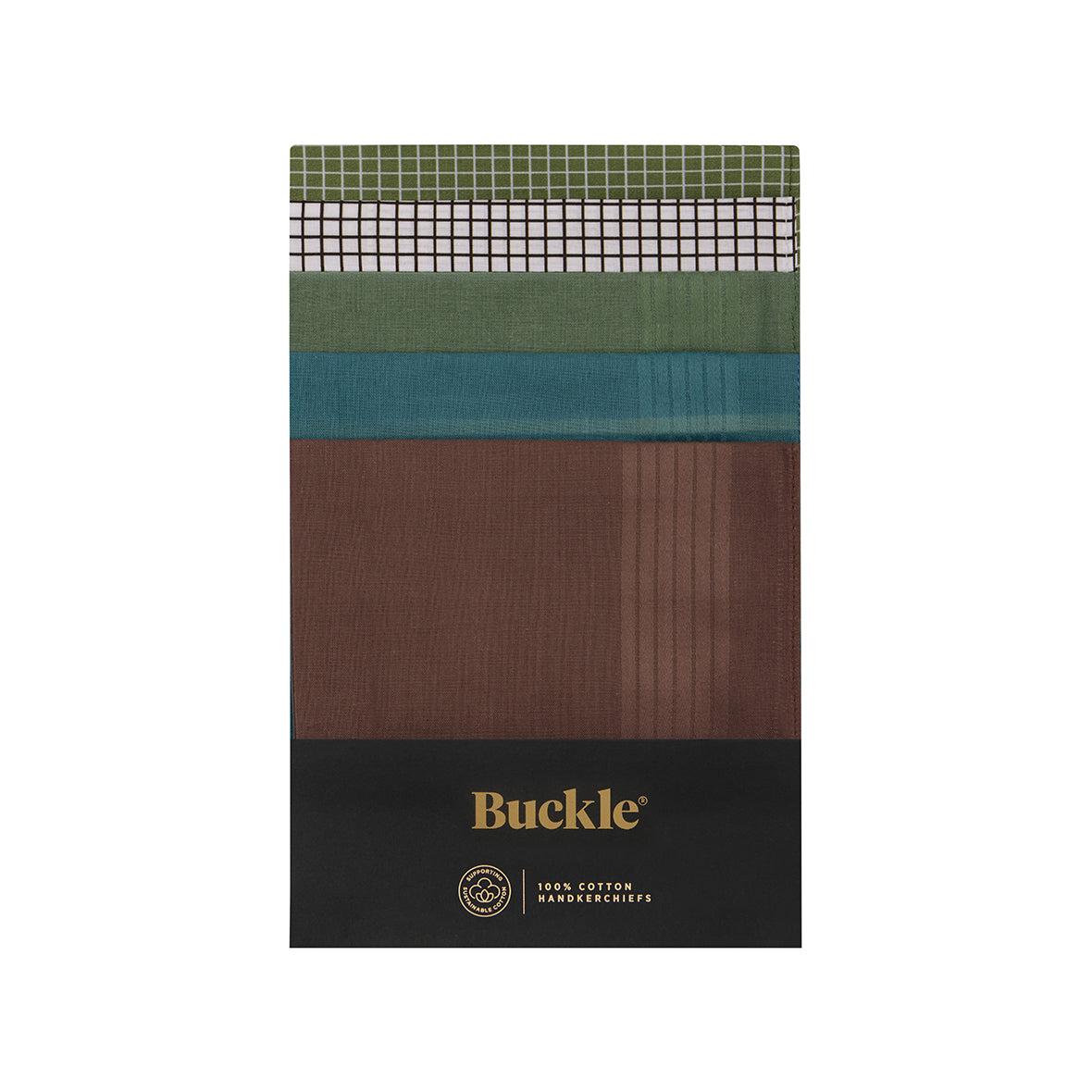 EVERGREEN. Assorted 10 Pack. Handkerchiefs.