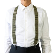 HARLEQUIN. Suspenders. Nickel Clips.