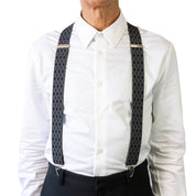 HARLEQUIN. Suspenders. Nickel Clips.