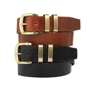 JACKAROO. Full Grain Natural Leather Belt. 38mm width.