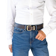 JAMBOREE. Full Grain Natural Leather Belt.