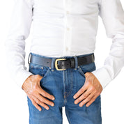 JUMBUCK. Full Grain Natural Leather Belt.