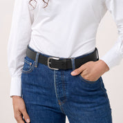 JUNIPER. Full Grain Milled Leather Belt.