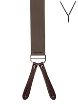SOLID COLOUR. Suspenders. Leather Ends.