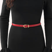 MALLEE. Reversible. Split Cowhide Leather Belt.