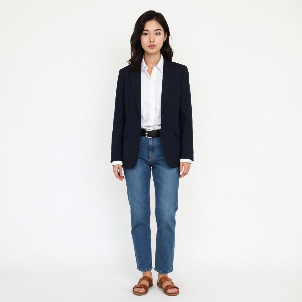 MATILDA. Solid Hide Buffalo Leather Belt.