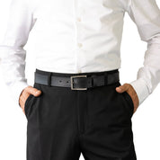 McALLISTER. Solid Hide Buffalo Leather Belt.