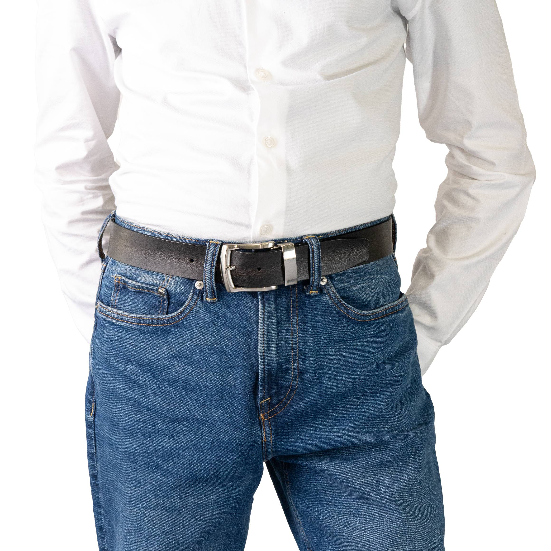 NILE. Full Grain Vintage Leather Belt. 38mm width.