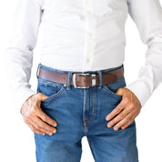 NILE. Full Grain Vintage Leather Belt. 38mm width.