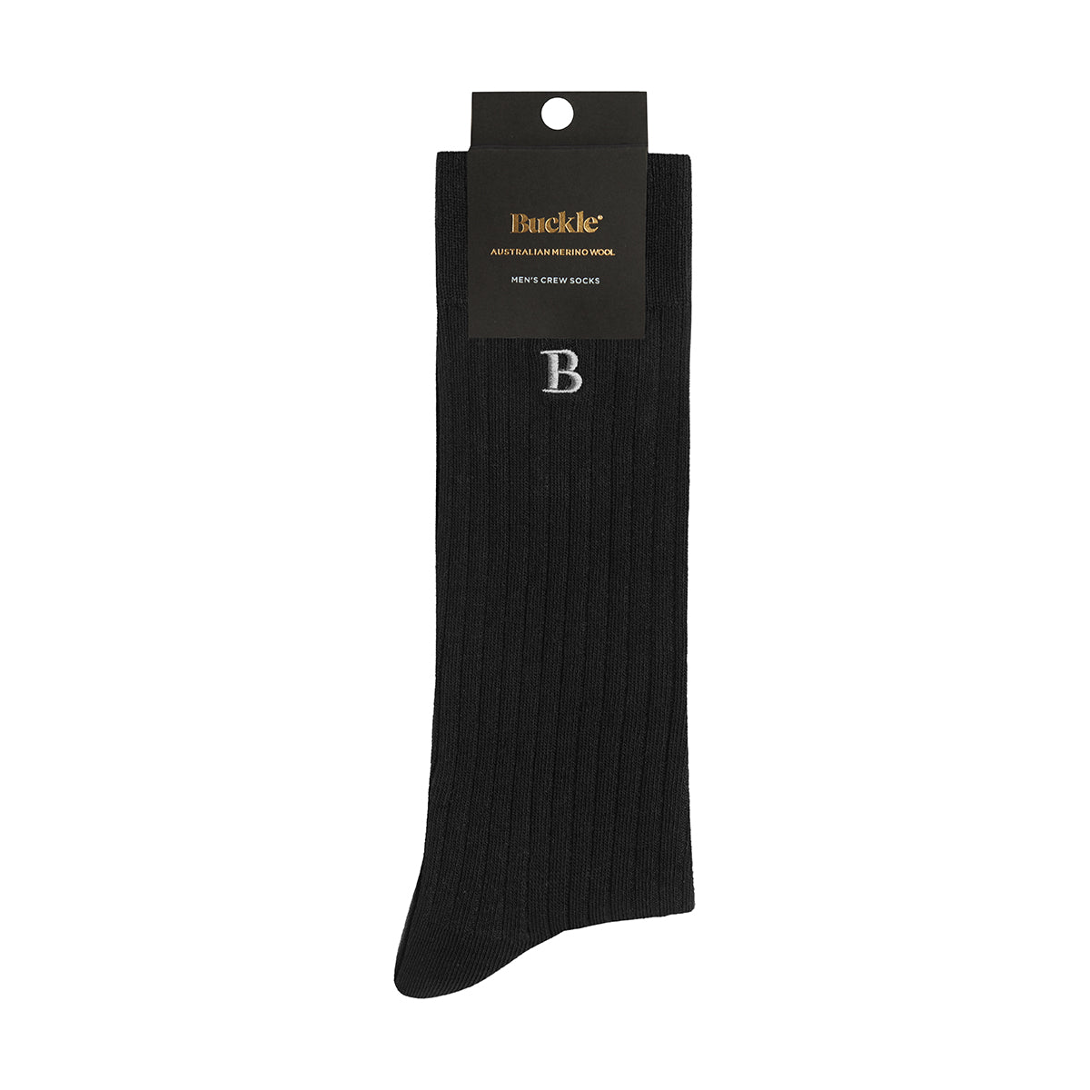 MERINO. Australian Merino Wool Rib Crew Socks