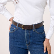 SORREL. Solid Hide Buffalo Leather Belt.