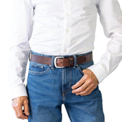 SWAG. Full Grain Natural Leather Belt.