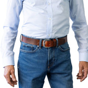 SWAG. Full Grain Natural Leather Belt.