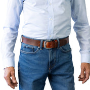 SWAG. Full Grain Natural Leather Belt.