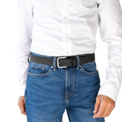SLATE. Buffalo Leather Belt. 35mm width.