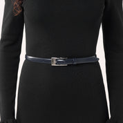 WILDER. Split Cowhide Leather Belt.