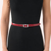 KARRI. Split Cowhide Leather Belt.