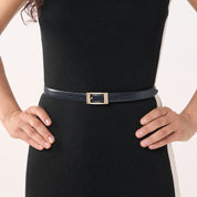 TERRA. Split Cowhide Leather Belt.